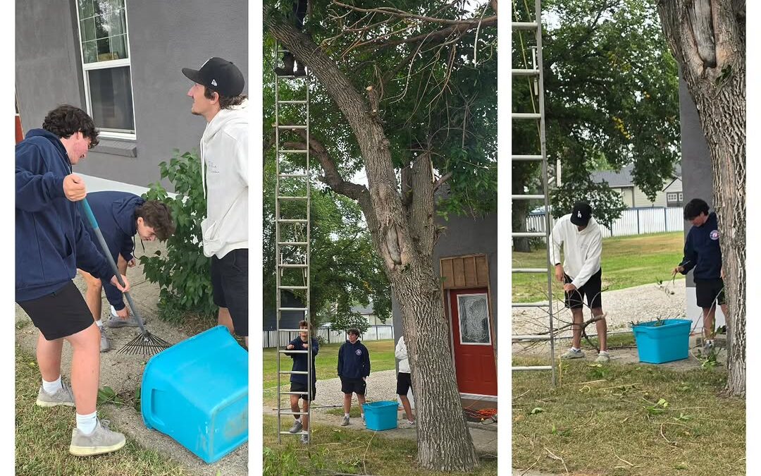 Our Southern Alberta Mustangs players came to Stavely to che…
