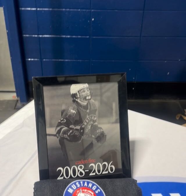 During a game today, the team set out this tribute table as a space for us to gather, reflect, and remember.