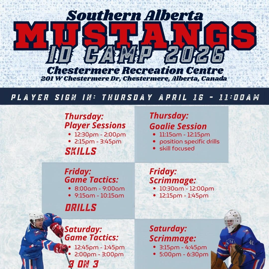 Southern Alberta Mustangs ID Camp 2026